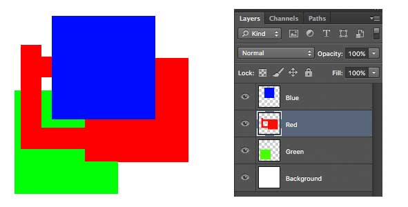 another example of layers in photoshop